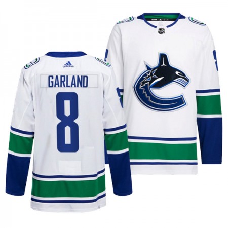 Vancouver Canucks Trikot Conor Garland 8 Adidas Weiss Authentic - Herren
